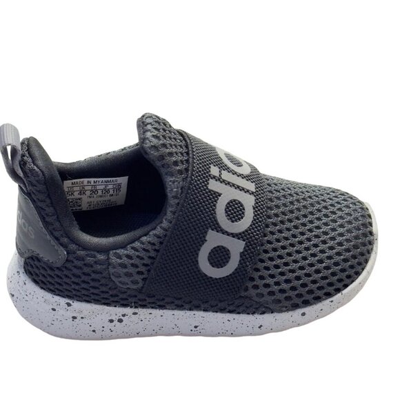ADIDAS LITE RACER ADAPT 4.0 Kids Shoes Black Textile Unisex Size 5K - Picture 6 of 11